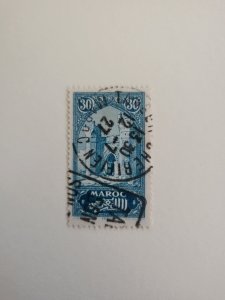 Stamps French Morocco Scott #100 used