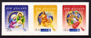New Zealand 2012 Christmas 'Self-adhesive' Mint MNH Set Strip SC 2433b