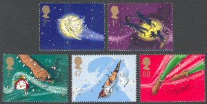 Great Britain 2002 Scott #2064-2068 Mint Never Hinged