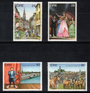 IRELAND 1987 Festivals; Scott 695-98, SG 673-76; MNH