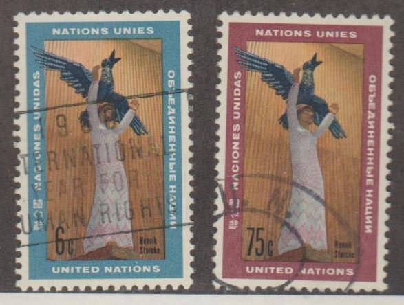 United Nations Scott #183-184 Stamps - Used Set