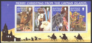 Cayman Islands Sc# 713a MNH Souvenir Sheet 1995 Christmas