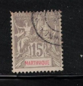 MARTINIQUE Scott # 41 Used