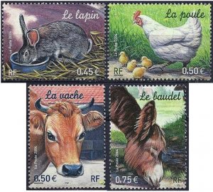 Scott #3018-21 Farm Animals MNH