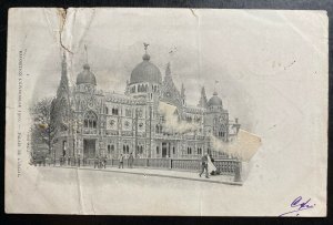 1900 Paris France Picture Postcard cover to Stockholm Sweden Universal Exhibitio