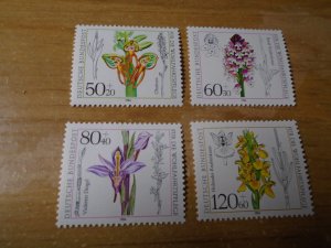 Germany  #  B623-26   MNH   Flowers / Bees