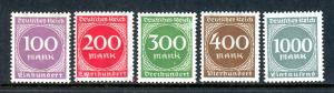 Germany 229-232 234 Mint (NH)