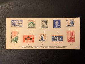 CANADA early 10 stamps mint