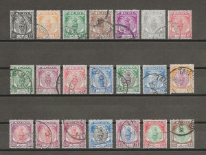 MALAYA/PERAK 1950/56 SG 128/48 USED Cat £55