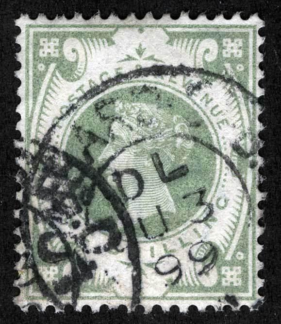 Great Britain Sc 122 Used Dated 1899 Circular Cancel