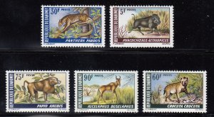 Dahomey Scott #252-256 MNH