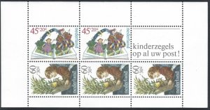 Netherlands #B567a Child Welfare Mini-sheet NH