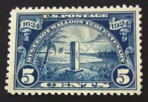 StampGeek Scott #616 Ribault Monument, Huguenot-Walloon issue, MINT, VF, LH, NG