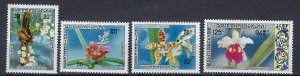 Laos 216-18; C79 MNH 1971 Orchids (ak2694)