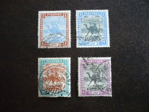 Stamps - Sudan - Scott# 23,24,26,27 - Used Part Set of 4 Stamps