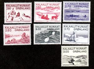Greenland # 112-118 Mint!