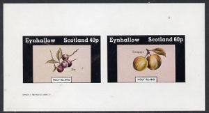 Eynhallow 1982 Fruit (Sloe & Greengage) imperf  set o...