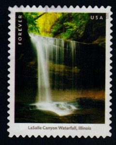 SC# 5800k - (66c) - Waterfalls LaSalle, IL. - 11 of 12 Used Single Off paper