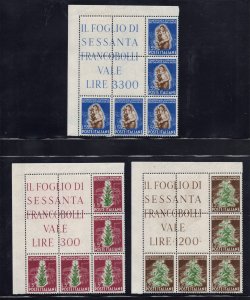 Tobacco No. 629/631 Five Corner Block - MNH