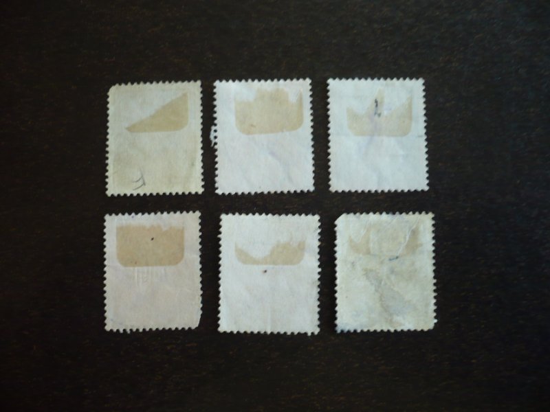 Stamps - Germany - Scott# 352-356,359 - Used Part Set of 6 Stamps