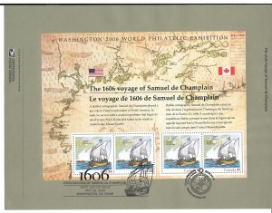 #4074 FDC Souvenir Page (11486)