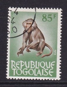 Togo   #472 cancelled  1964  baboon 85fr