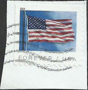 # 5345 Used US Flag Booklet Single