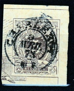 Belgium Postal Stationery Cut Out A14P2F101-