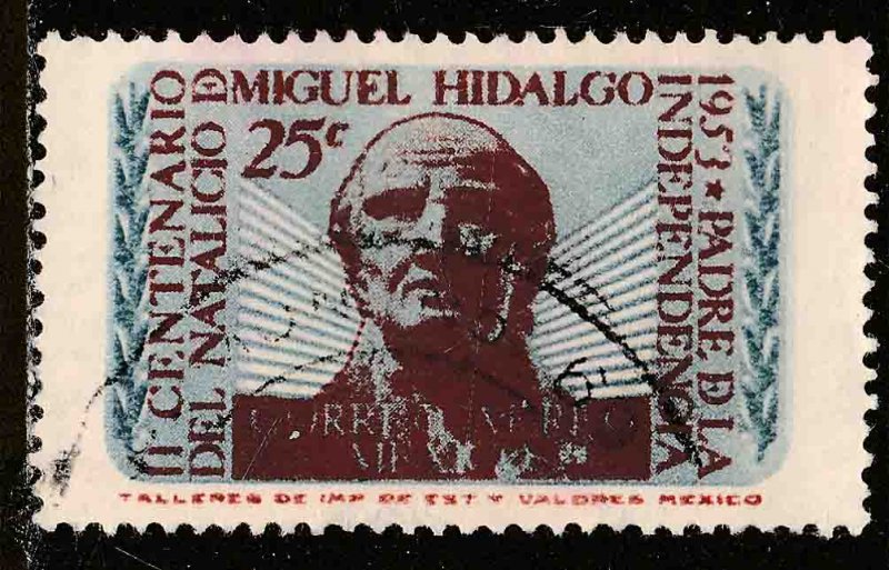 MEXICO C206, 25¢ Bicentennial of Miguel Hidalgo. Used VF. (1046)