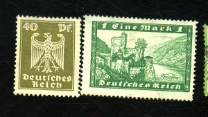 GERMANY $335 337 MINT FVF OG HR Cat $23