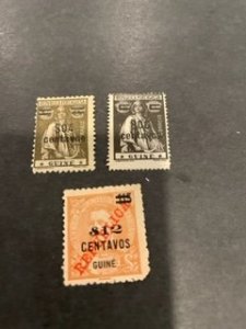 Portuguese Guinea sc 195-197 Mngai comp set