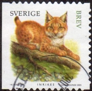 Sweden 2518a - Used - (5.50k) Baby Lynx (2005) (cv $1.60)