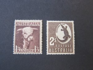 Australia 1948 Sc 211-2 set MNH