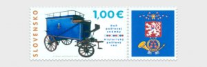 2022 Slovakia Mail Wagon (Scott NA) MNH