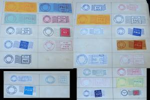 USA Postage Permits Mailomat First Class Package Labels Bulk Rate Collection