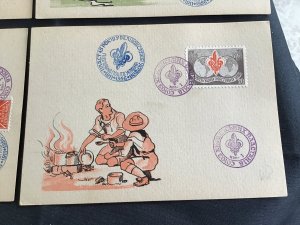 1956 Ukrainian Scouting Postcards