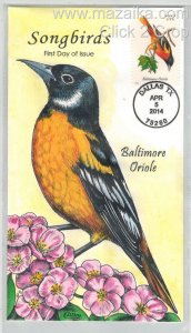 2014 COLLINS HANDPAINTED BIRDS SONGBIRDS GORGEOUS COLOR BALTIMORE ORIOLE