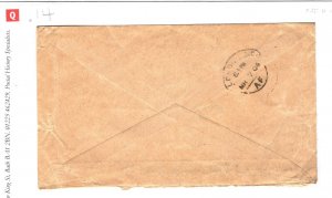 DUTCH EAST INDIES Cover *Padang* Squared Circle GB London PETROLEUM 1904 SQ14