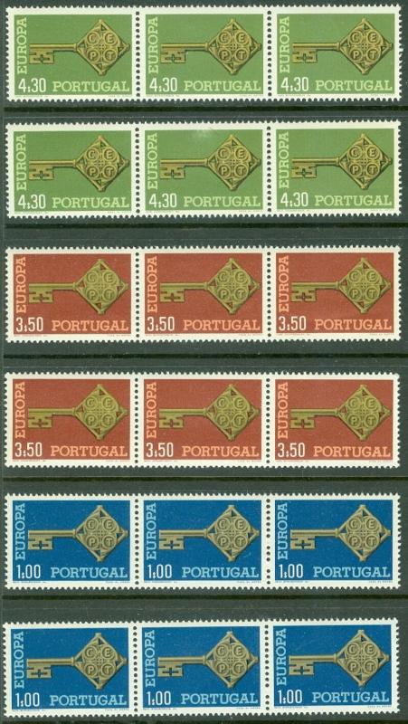 PORTUGAL : 1968. Europa. 6 sets. Mint Never Hinged.