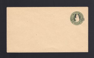 MINT POSTAL STATIONERY ENVELOPE: Scott #U499 / UPSS #3163-21