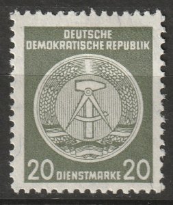 Germany DDR 1956 Sc O22a MH