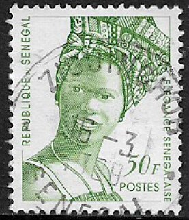 Senegal #1250 Used Stamp - Senegalese Fashion