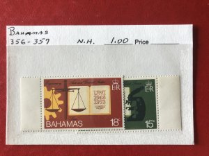 Bahamas 356-357 mint never hinged