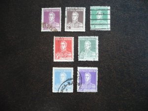 Stamps - Argentina - Scott#340,342-346,348,350  - Used Part Set of 7 Stamps
