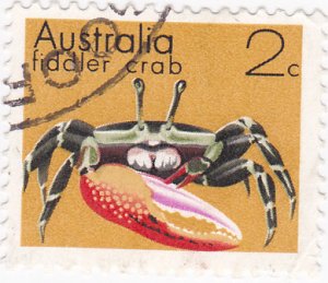 Australia -1973 Marine Life - Fiddler Crab -  2c used