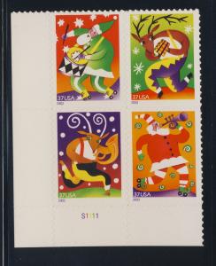 3824a MNH plate block