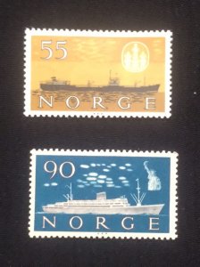 D)1960, NORWAY, STAMPS, HISTORY OF NAVIGATION, TANKER DALFONN, CRUISE