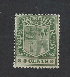 MAURITIUS SC# 164 FINE OG 1921 Toned Gum