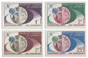 CAMEROUN - 1963 - Space Communications - Perf 4v  - Mint Never Hinged