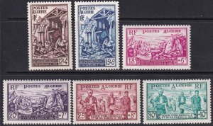 Algeria 1954 Sc B76-81 set MLH*